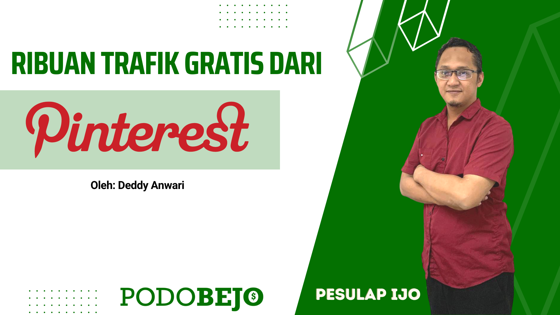 Photo Deddy Anwari Main Pinterest dapat Ribuan Trafik Gratis